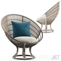 3d-модель Кресло Exterior Luna от Sika Design