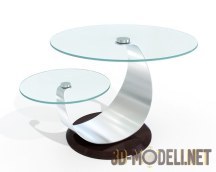 3d-модель Столик с двумя круглыми столешницами
