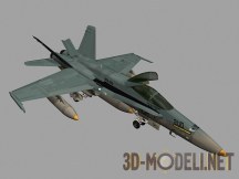 3d-модель Истребитель F/A-18 Hornet