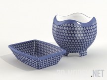 3d-модель Посуда в этно-стиле