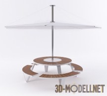 3d-модель Круглый стол Extremis PANTAGRUEL