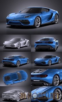 Концепт кар Lamborghini Asterion LPI 910-4 2017