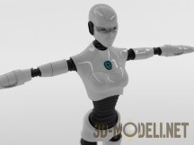3d-модель Робот-женщина