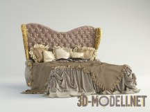3d-модель Двуспальная кровать AR Arredamenti Celebrity 1571
