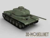 3d-модель Тяжелый танк ИС-1