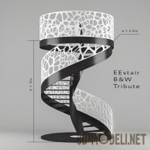 3d-модель Винтовая лестница EEstair B&W Tribute