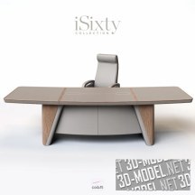 3d-модель Комплект офисной мебели Codutti iSixty