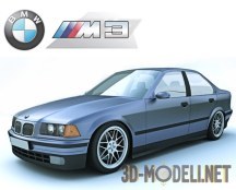 3d-модель Автомобиль BMW m3 e36