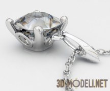 3d-модель Подвеска с бриллиантом