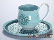 3d-модель Чашка в этно-стиле