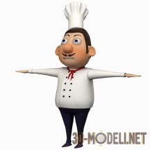3d-модель Шеф-повар