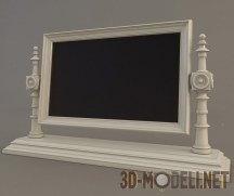 3d-модель Монитор в деревянной рамке