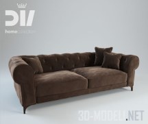 3d-модель Трехместный диван DV homecollection TOTAL