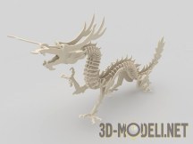 Статуэтка деревянный дракон
