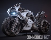 3d-модель Мотоцикл XSCI1