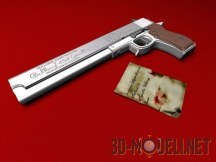 3d-модель Пистолет «Casull» из сериала «Hellsing»