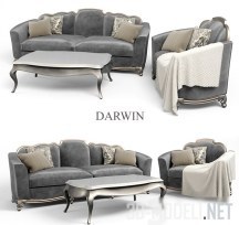3d-модель Диван и кресло Darwin от Epoque Salotti