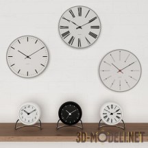 Настенные часы Banker’s Clock от Arne Jacobsen