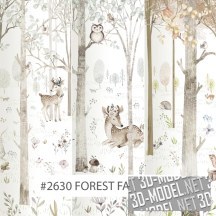 3d-модель Обои Forest Fairytales от CREATIVILLE