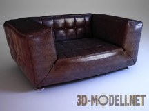 3d-модель Кожаный диван Valdichienti