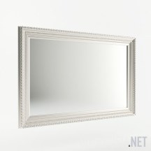 3d-модель Белая багетная рама с зеркалом