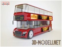 3d-модель Концепт лондонского автобуса