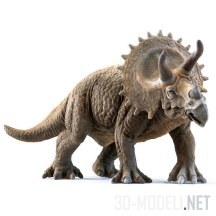 3d-модель Растительноядный динозавр Трицератопс