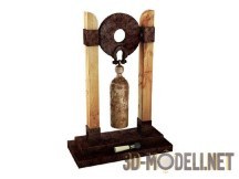 3d-модель Декор: старинный колокол