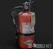 3d-модель Старый огнетушитель PBR