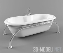 3d-модель Ванна на скобообразных ножках