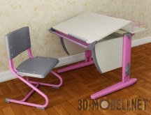3d-модель Комплект растущей мебели ДЭМИ
