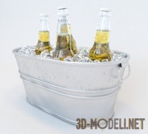 3d-модель Емкость с пивом и льдом