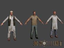 3d-модель Персонажи «Lybia Civilians» из «Splinter Cell Blacklist»