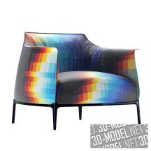 3d-модель Кресло PF Archibald от Poltrona Frau