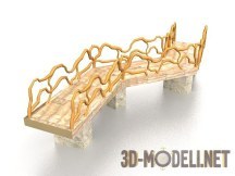 3d-модель Мостик для пруда