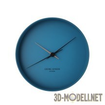 Настенные часы голубого цвета «HK Wall» от Georg Jensen