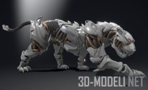 3d-модель Пантера-робот