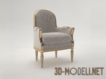 3d-модель Мягкое классическое кресло Lalonde-2205