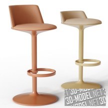 3d-модель Современный барный стул HULA 46 Andreu World