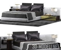 Кровать YANG BED WIDE от Minotti