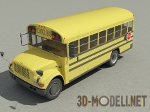 3d-модель Американский школьный автобус