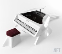 3d-модель Современный рояль