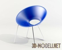 3d-модель Круглое пластиковое кресло