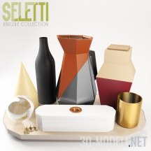 3d-модель Настольные принадлежности от Seletti, дизайн Antonio Arico