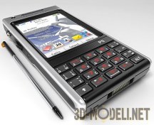 3d-модель Мобильный телефон Sony Ericsson P1i