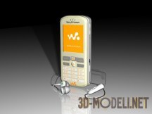 3d-модель Mобильный телефон Sony Ericsson W700i