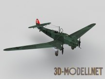 3d-модель Самолет Focke-Wulf Fw.58 Weihe