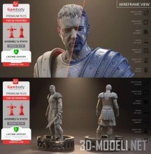 3d-модель Римский гладиатор Maximus
