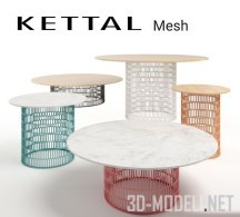 3d-модель Набор столов Mesh от Kettal