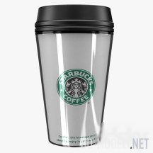 3d-модель Стакан для кофе Starbucks